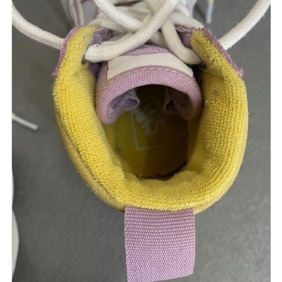 Vans Sk8-Hi MTE Kids Lavender Purple Grey Yellow Suede High Top Sneakers 10.5 - Picture 11 of 14